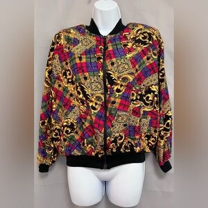 JKLA California Vintage 90s light weight Cardigan Jacket  Made in‎ USA Sz Large